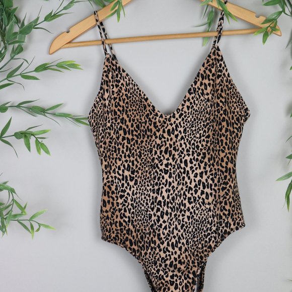 Forever 21 Tops - Leopard Print Bodysuit